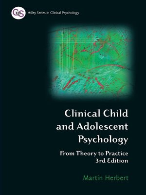 cover image of Clinical Child and Adolescent Psychology